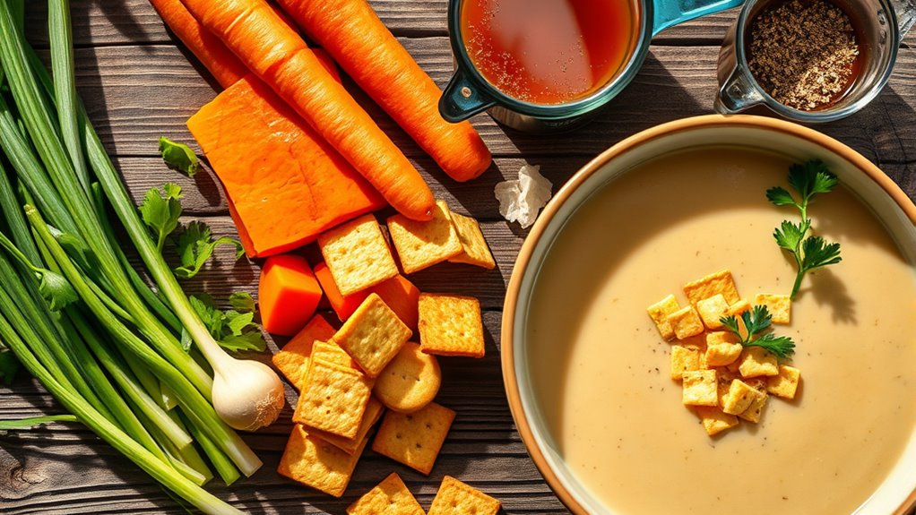 cracker soup ingredient options