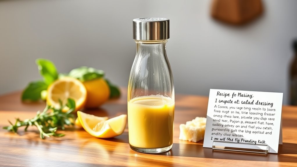 crafting a flavorful dressing