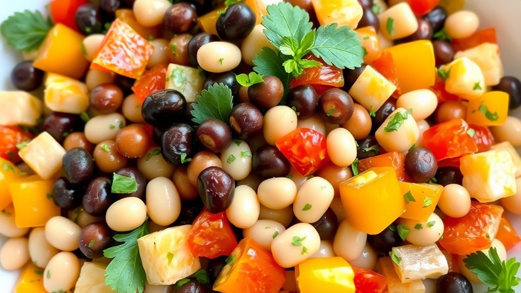 crafting balanced bean salad