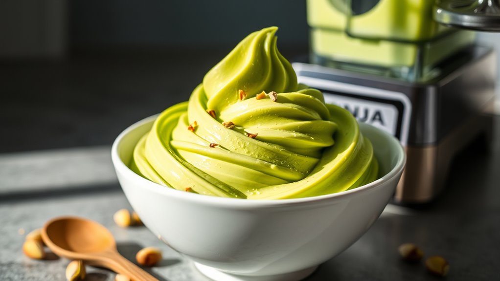 crafting pistachio ice cream