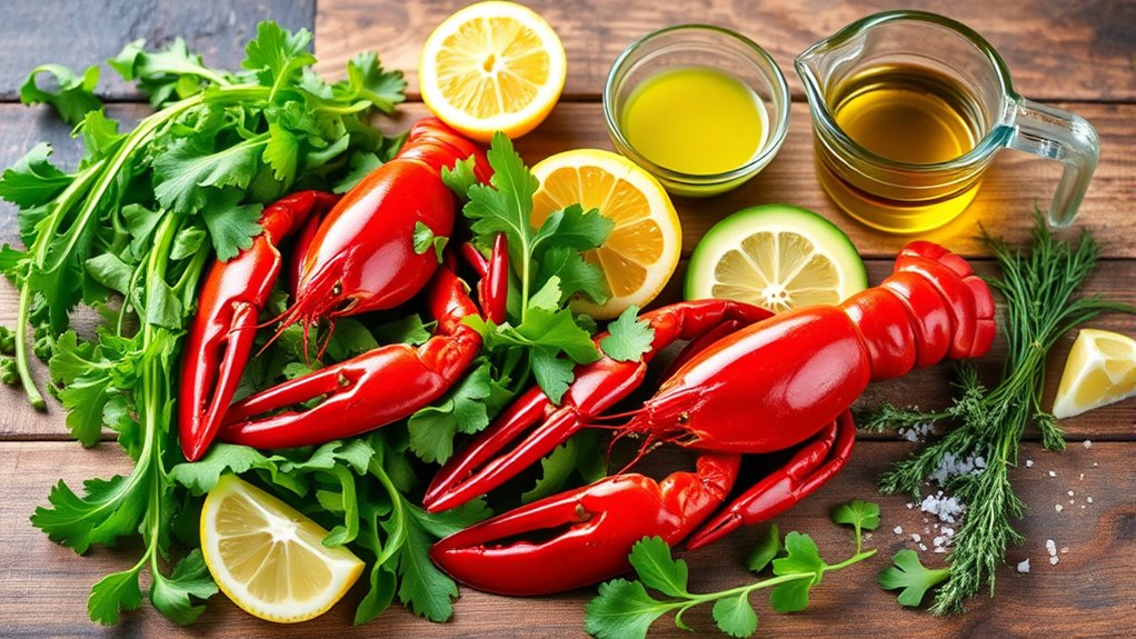 crayfish salad ingredient details