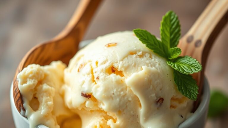 creamy butter ice cream