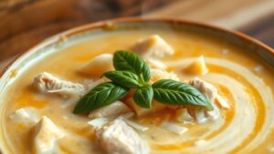 creamy chicken parmesan soup