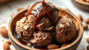 creamy chocolate almond delight