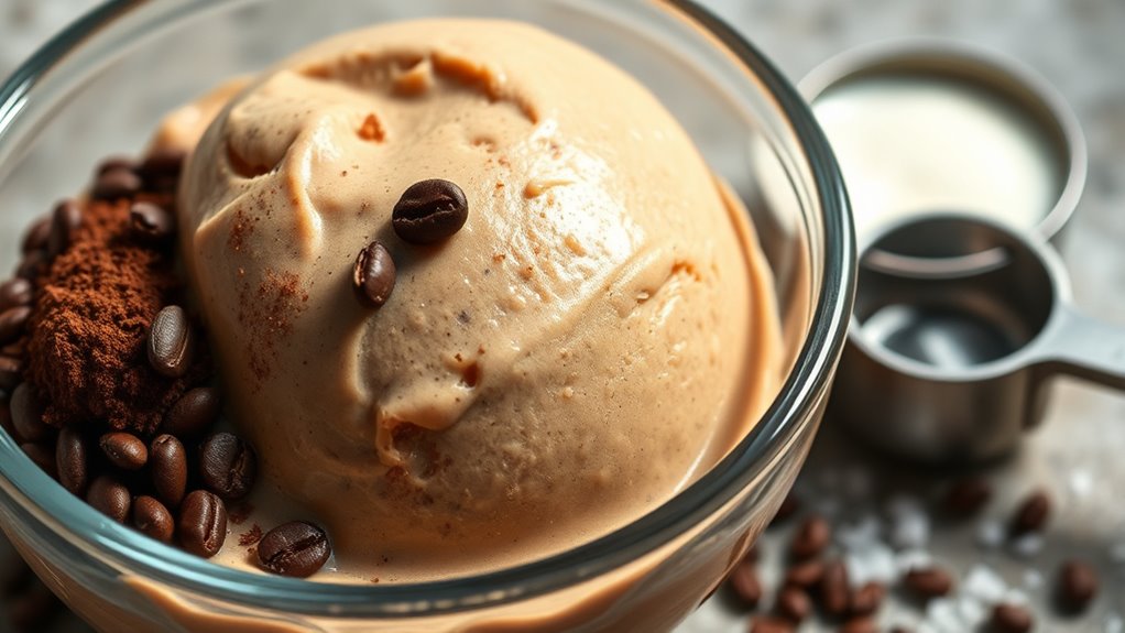 creamy coffee ice cream recipe
