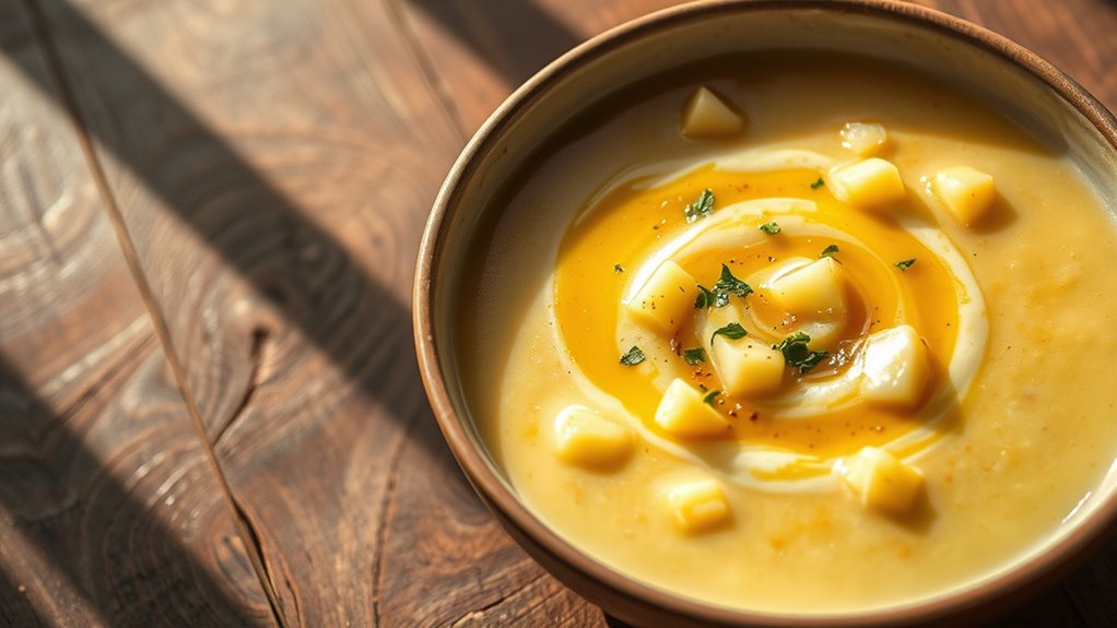 creamy dairy free potato soup