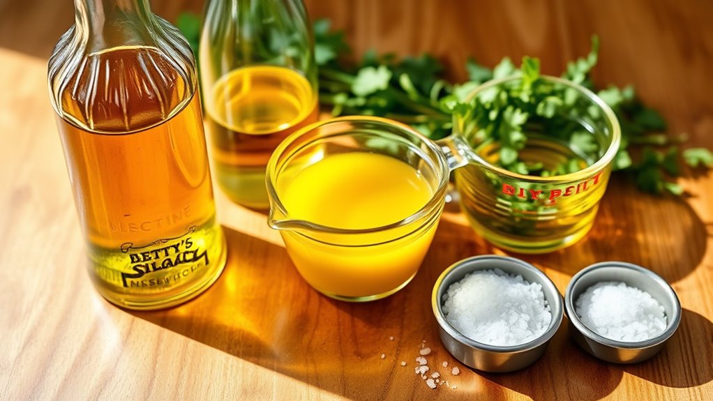 creamy herb infused salad dressing