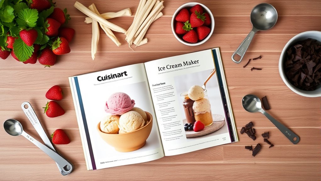creamy ice cream ingredients