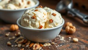 creamy macadamia nut dessert