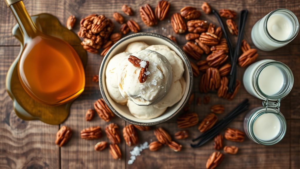 creamy maple pecan delight