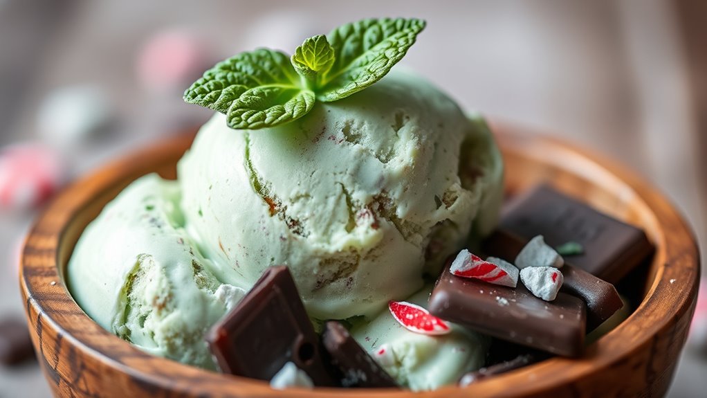 creamy mint ice cream tips