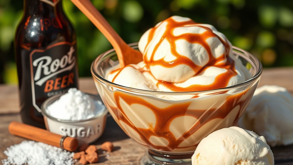 creamy root beer ice cream