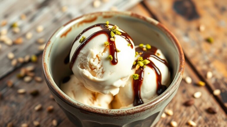 creamy tahini ice cream