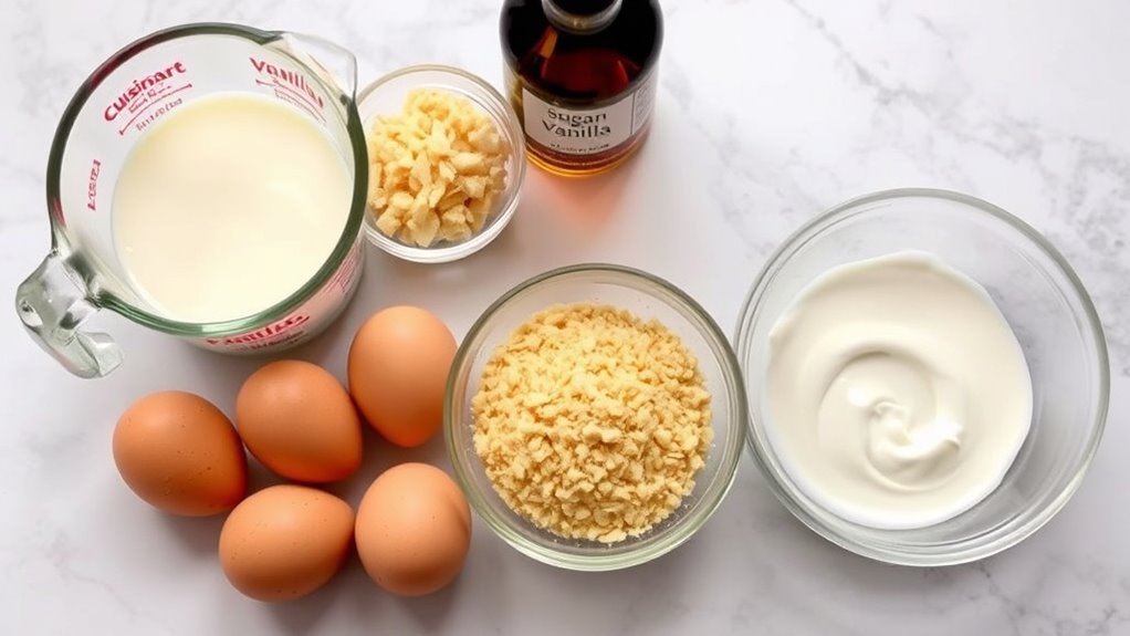 creamy vanilla ice cream