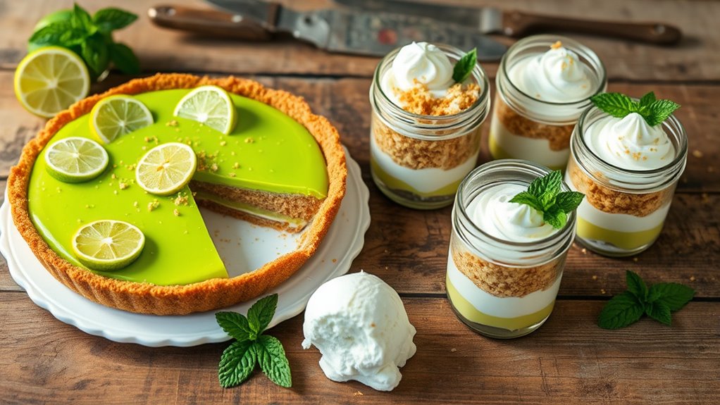 creative key lime serving