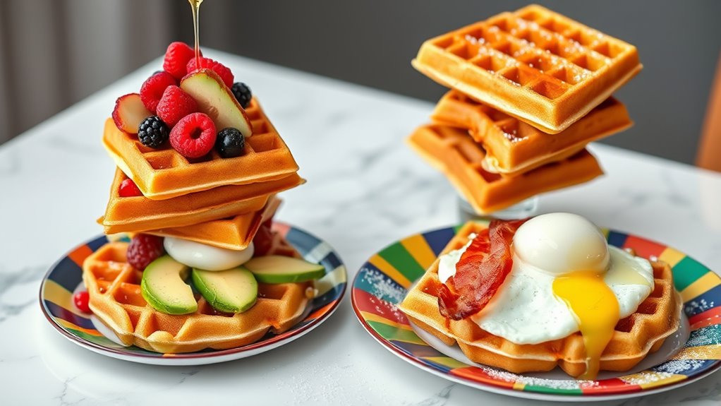 creative waffle serving ideas