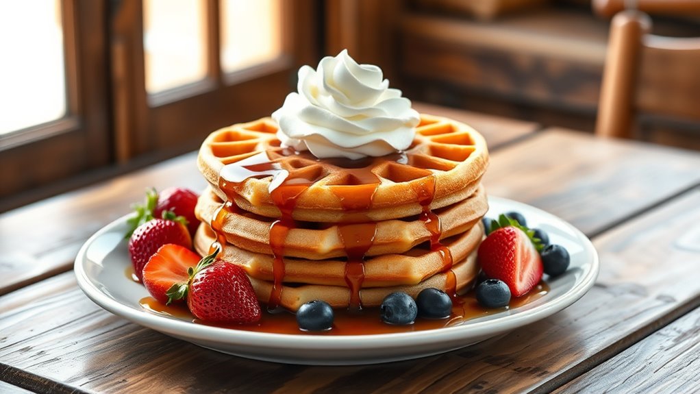 creative waffle serving ideas