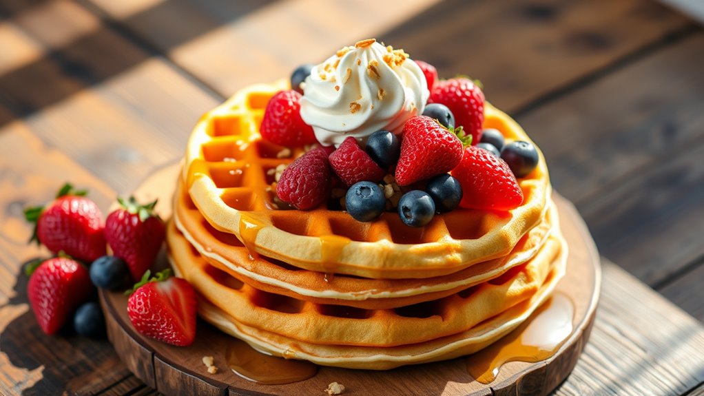 creative waffle serving ideas