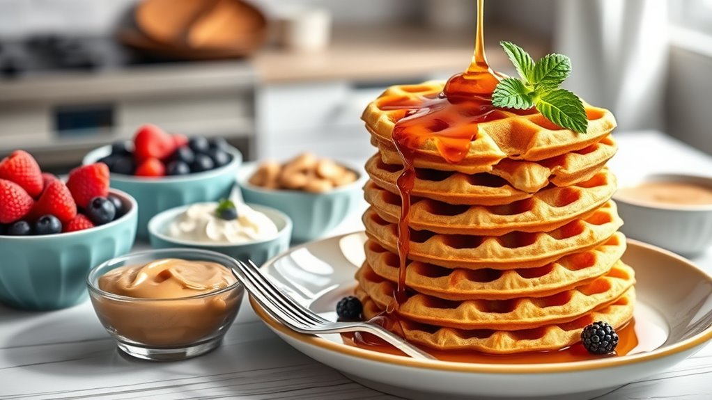 creative waffle serving ideas