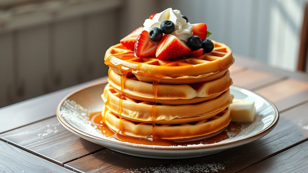 creative waffle serving ideas