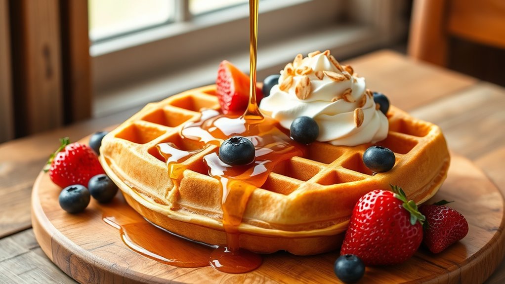 creative waffle serving ideas