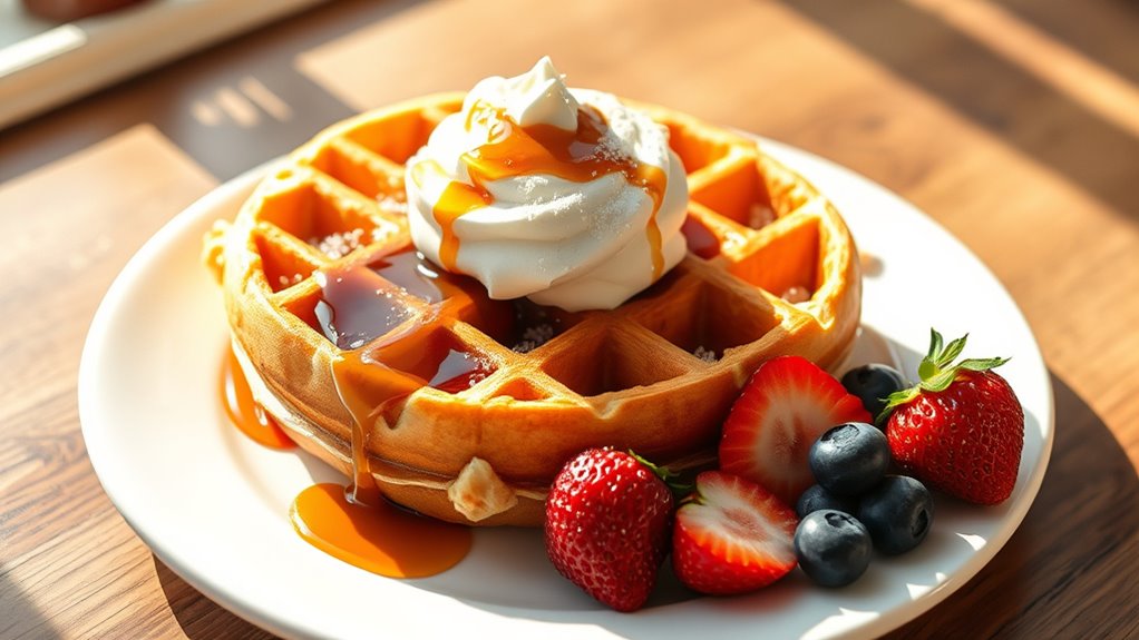 creative waffle serving ideas