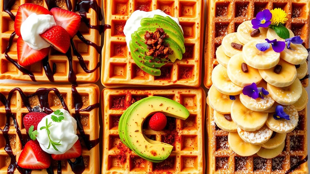 creative waffle serving ideas