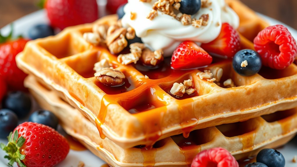creative waffle serving ideas