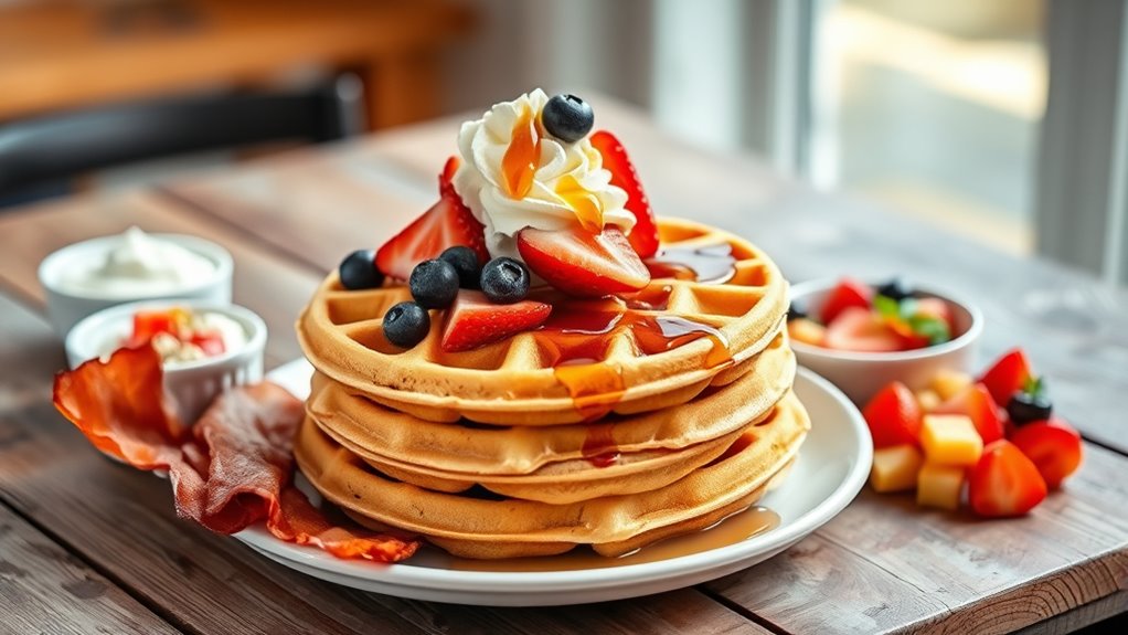 creative waffle topping ideas