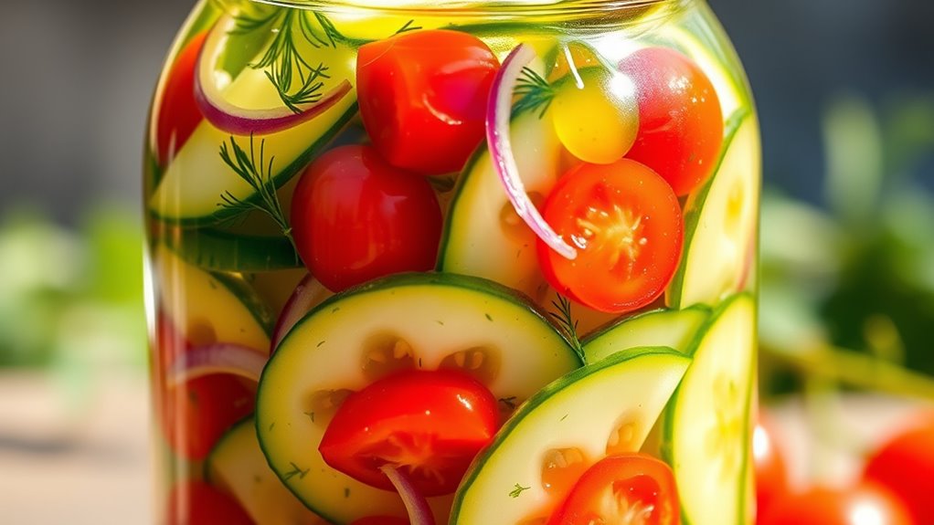 crisp cucumber yogurt assembly