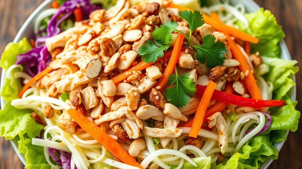 crisp fresh chicken salad