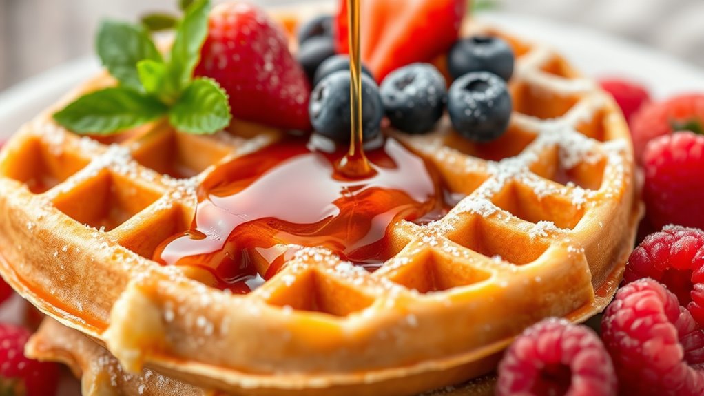 crispy golden waffles recipe
