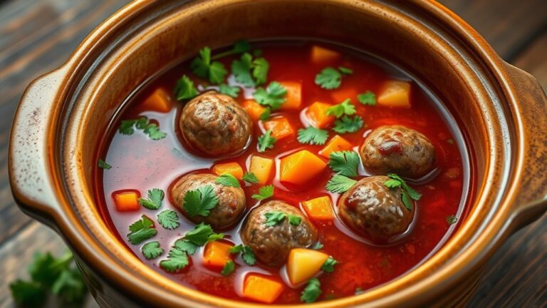 crock pot albondigas soup