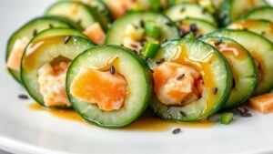 cucumber california roll salad