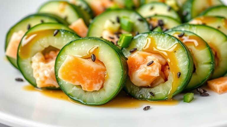 cucumber california roll salad