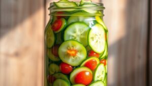 cucumber salad jar recipe