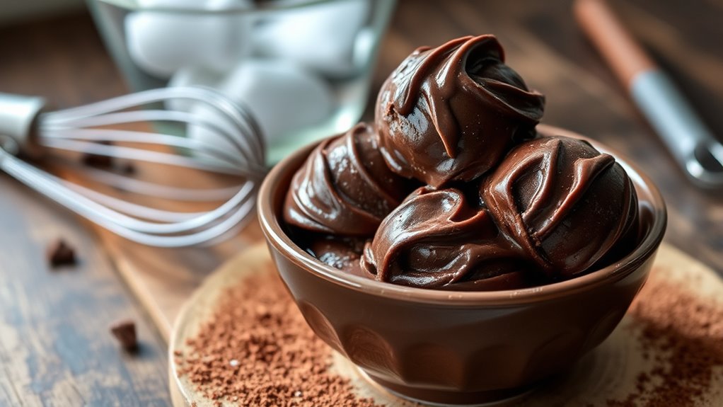 custard based ice cream preparation