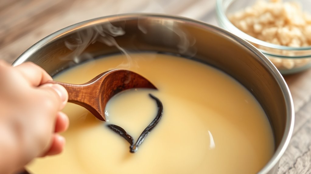 custard creation requires patience