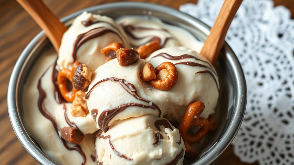 custard ice cream preparation