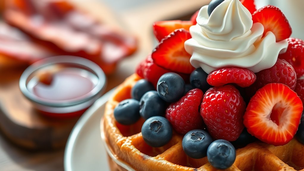 customize your waffle toppings