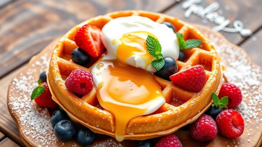 customize your waffle toppings