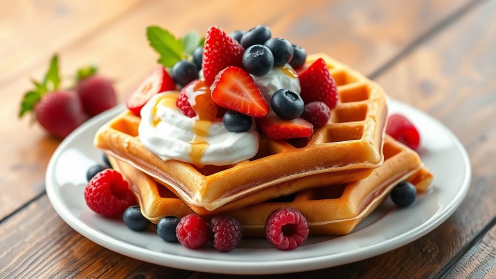 customize your waffle toppings
