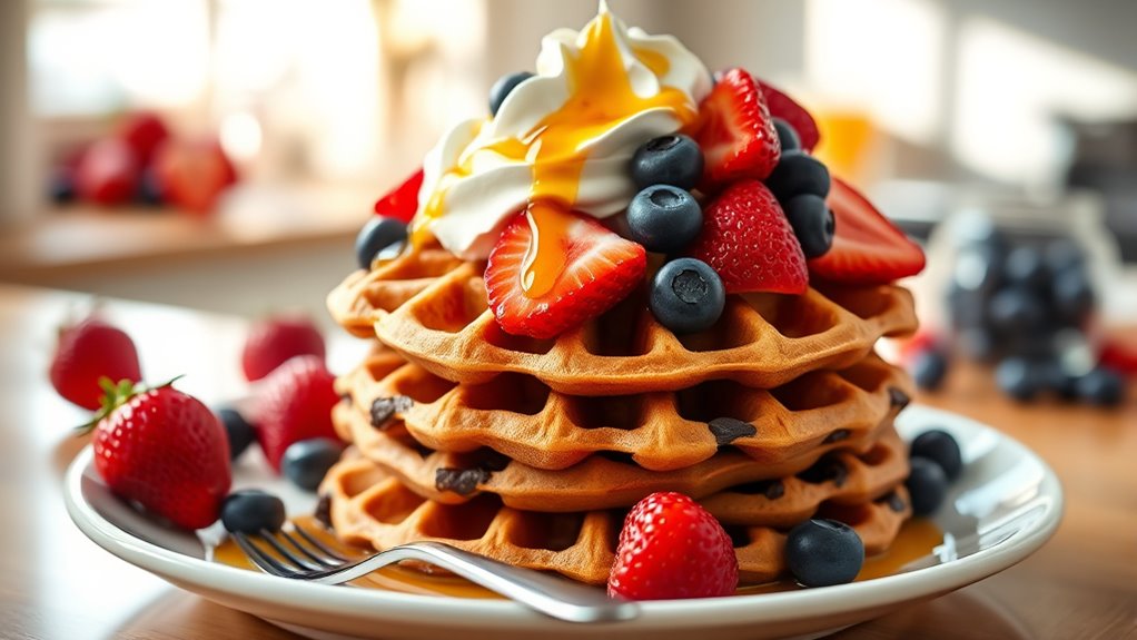 customize your waffle toppings