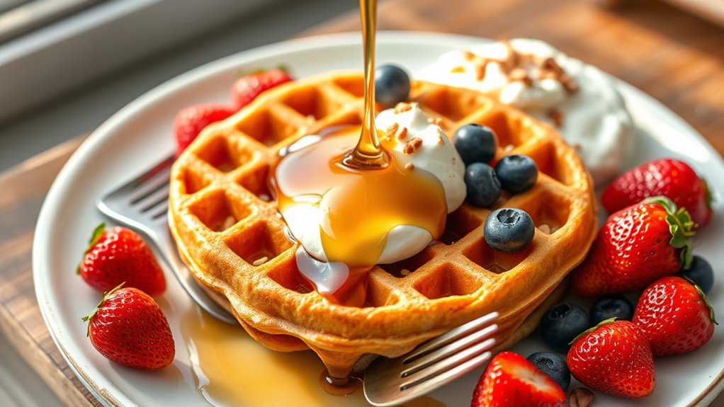 customize your waffle toppings