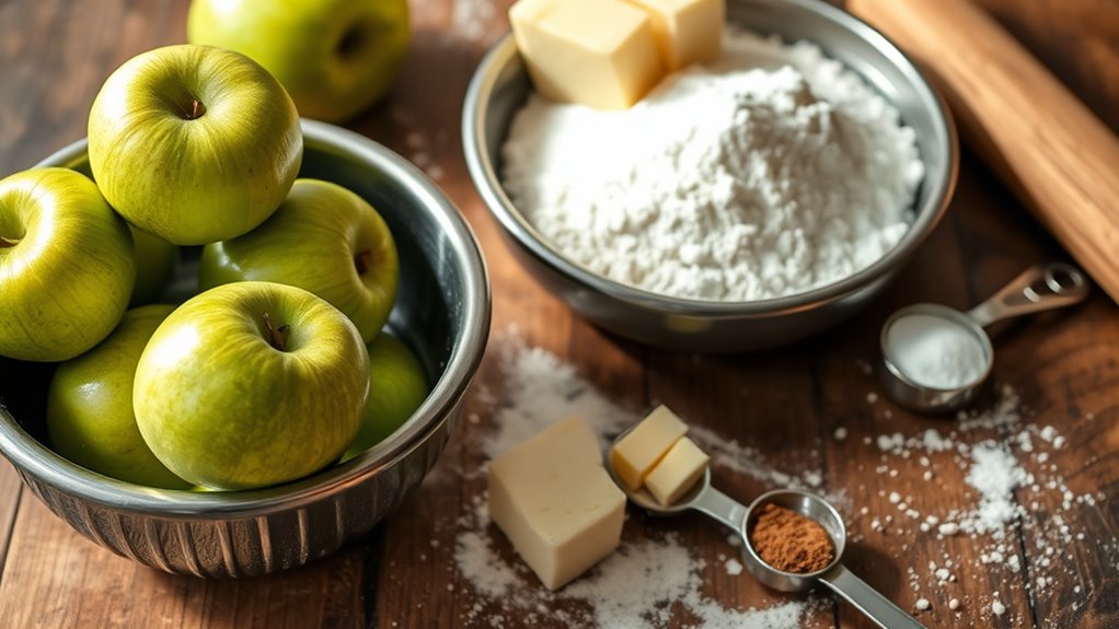 delicious apple pie ingredients