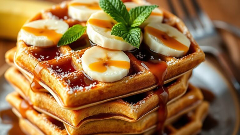 delicious banana waffle recipe