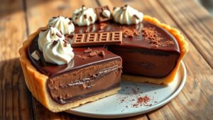 delicious chocolate cream pie