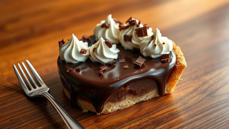 delicious chocolate silk pie