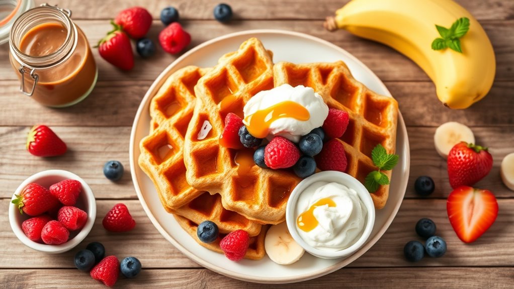 delicious dairy free waffle toppings