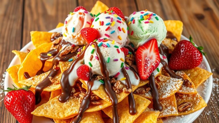 delicious dessert nacho treat